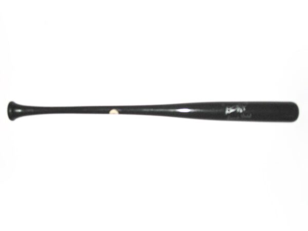 Dario Pizzano 2019 Binghamton Rumble Ponies Game Used & Signed Black Phoenix Baseball Bat