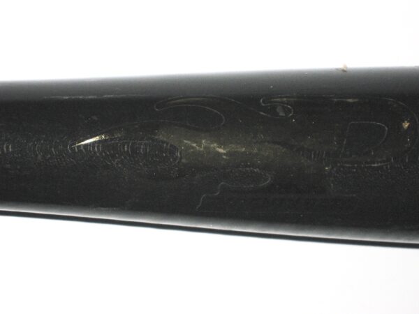 Dario Pizzano 2019 Binghamton Rumble Ponies Game Used & Signed Black Phoenix Baseball Bat