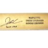 Drew Lugbauer 2019 Florida Fire Frogs Game Used & Signed Sam Rideau Crusher Maple Baseball Bat – Cracked