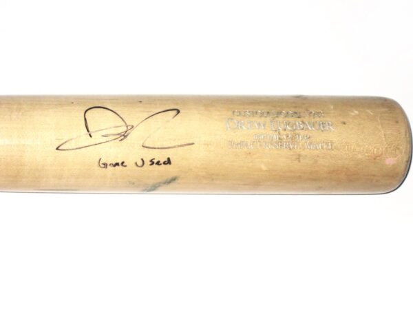 Drew Lugbauer 2019 Florida Fire Frogs Game Used & Signed Victus Model V243 Baseball Bat