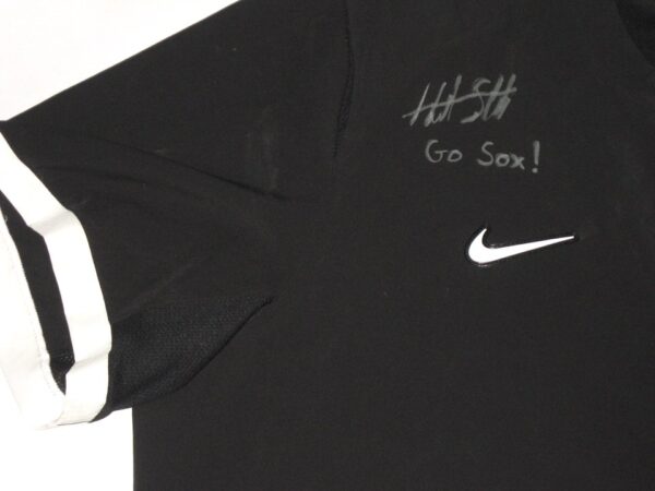 Hunter Schryver Player Issued & Signed Official Black Chicago White Sox 86 Schryver Short Sleeve Nike XL Pullover Jacket