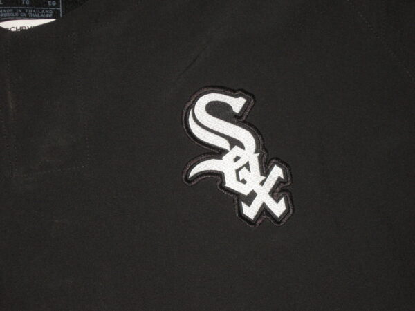 Hunter Schryver Player Issued & Signed Official Black Chicago White Sox 86 Schryver Short Sleeve Nike XL Pullover Jacket