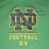 Scott Daly Team Issued & Signed Official Green Notre Dame Fighting Irish Football Under Armour XL Shirt