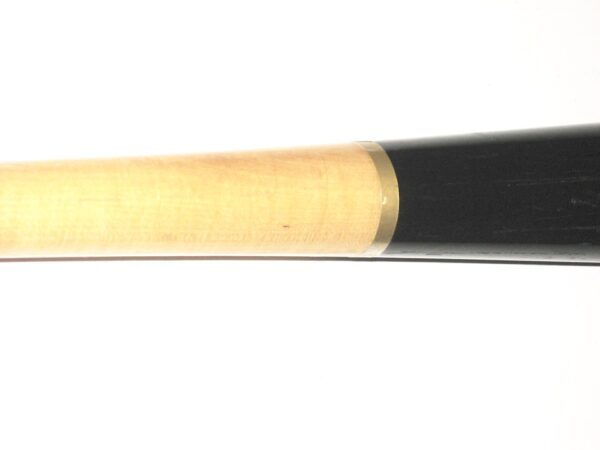 Dario Pizzano 2019 Binghamton Rumble Ponies Game Used & Signed DS Wood Maple Baseball Bat