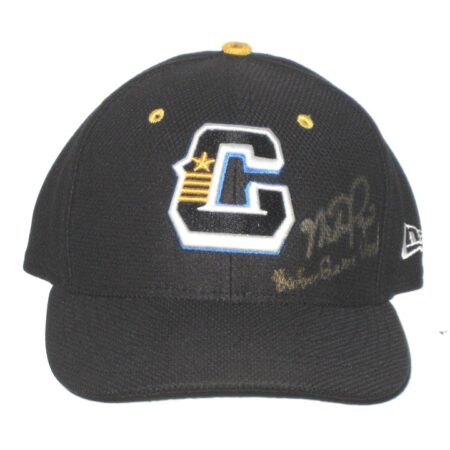 Mike Papi Batting Practice Worn & Signed Official Lake County Captains New Era 59FIFTY Hat