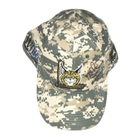 Mike Papi Team Issued & Signed Official Camo Lynchburg Hillcats US ARMY Promotional Adventures Hat