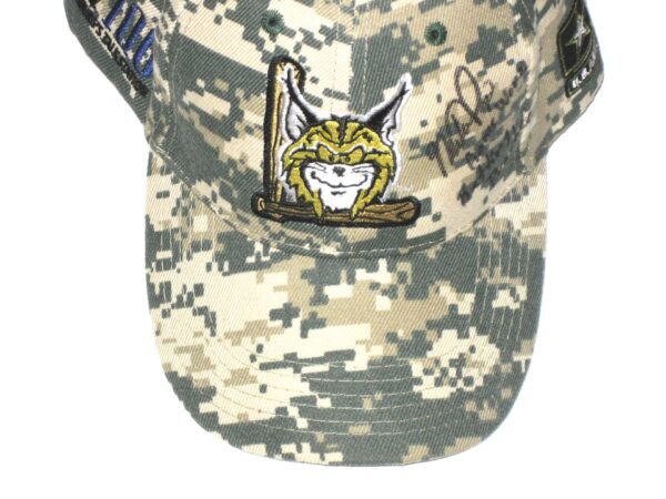 Mike Papi Team Issued & Signed Official Camo Lynchburg Hillcats US ARMY Promotional Adventures Hat