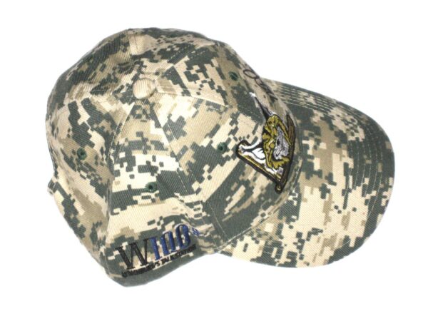 Mike Papi Team Issued & Signed Official Camo Lynchburg Hillcats US ARMY Promotional Adventures Hat