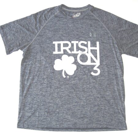 Scott Daly Team Issued & Signed Official Notre Dame Fighting Irish Under Armour XL Shirt