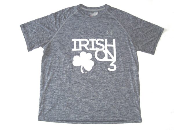 Scott Daly Team Issued & Signed Official Notre Dame Fighting Irish Under Armour XL Shirt
