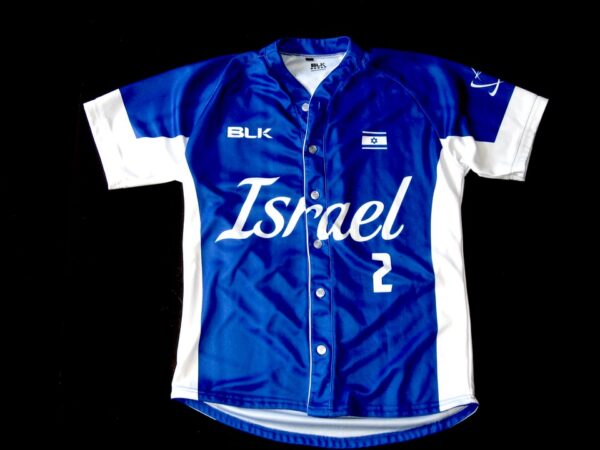 Blake Gailen Game Worn & Signed Blue & White Team Israel Jersey - Worn In Olympic Qualifiers In Italy & Germany!!!