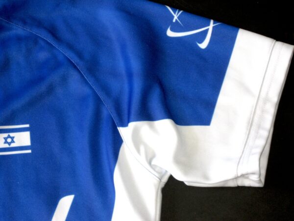 Blake Gailen Game Worn & Signed Blue & White Team Israel Jersey - Worn In Olympic Qualifiers In Italy & Germany!!!