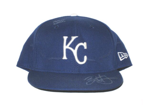 Bryce Hensley Game Worn & Signed Official Kansas City Royals New Era 59FIFTY Hat - Worn In Minor League Spring Training!