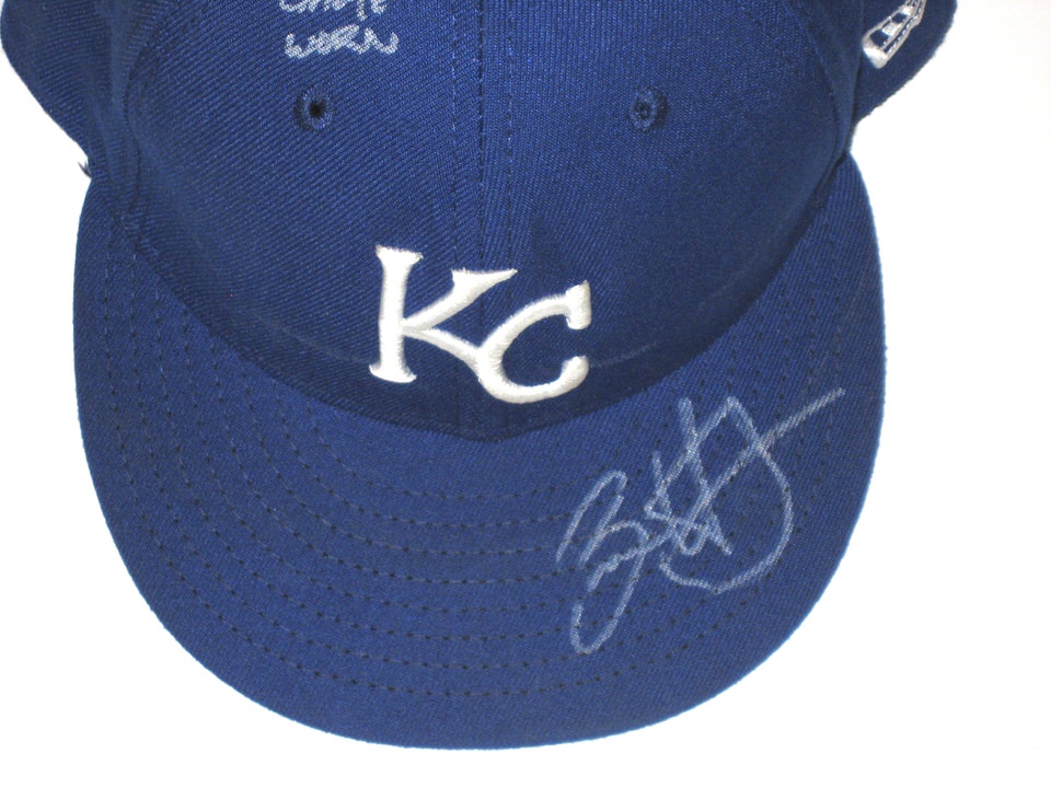 Bryce Hensley Game Worn & Signed Official Kansas City Royals New Era  59FIFTY Hat - Worn In Minor League Spring Training!