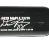 Dario Pizzano 2020 Winnipeg Goldeyes Game Used & Signed Black & White Phoenix Baseball Bat
