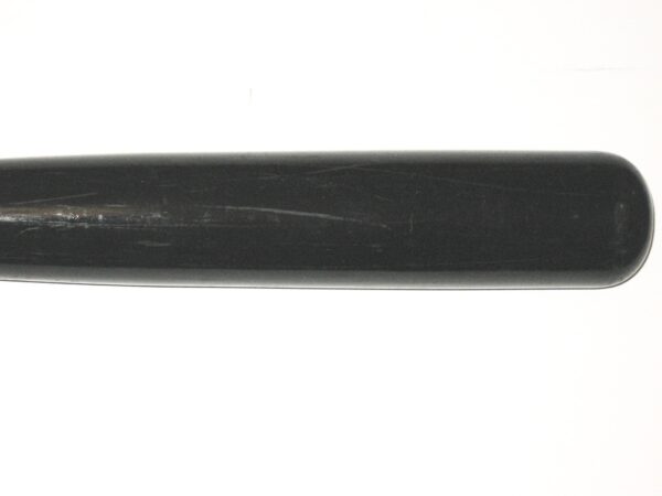 Dario Pizzano 2020 Winnipeg Goldeyes Game Used & Signed Black & White Phoenix Baseball Bat