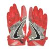 Drew Himmelman Illinois State Redbirds Game Worn & Signed Red, Grey & Black Nike Gloves