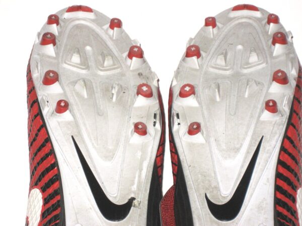 Drew Himmelman Illinois State Redbirds Game Worn & Signed Red, White & Black Nike Strike Pro Cleats