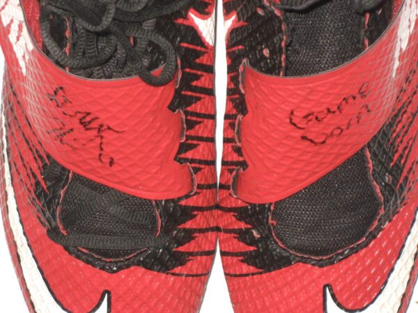 Drew Himmelman Illinois State Redbirds Game Worn & Signed Red, White & Black Nike Strike Pro Cleats