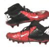 Drew Himmelman Illinois State Redbirds Game Worn & Signed Red, White & Black Nike Superbad Pro Cleats
