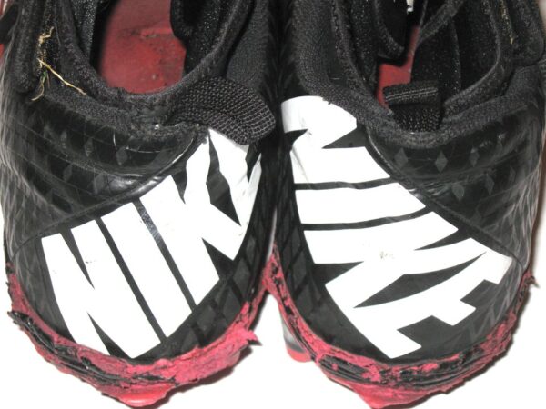 Drew Himmelman Illinois State Redbirds Game Worn & Signed Red, White & Black Nike Superbad Pro Cleats