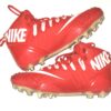 Drew Himmelman Illinois State Redbirds Game Worn & Signed Red & White Nike Force Savage Cleats