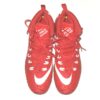Drew Himmelman Illinois State Redbirds Game Worn & Signed Red & White Nike Force Savage Cleats