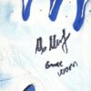 Max Moroff 2020 New York Mets Game Worn & Signed Blue & White Lizard Skins Batting Gloves