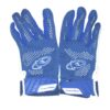 Max Moroff 2020 New York Mets Game Worn & Signed Blue & White Lizard Skins Batting Gloves