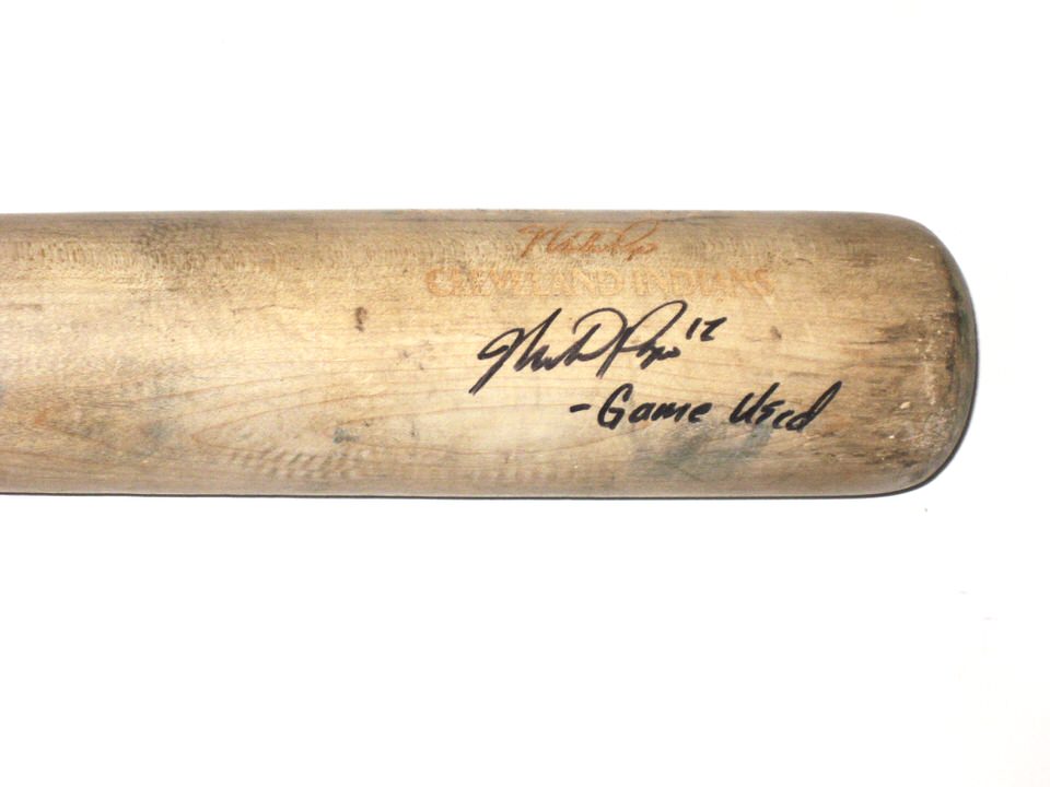 Mike Papi 2019 Cleveland Indians Game Used & Signed Louisville Slugger  Baseball Bat – CRACKED - Big Dawg Possessions