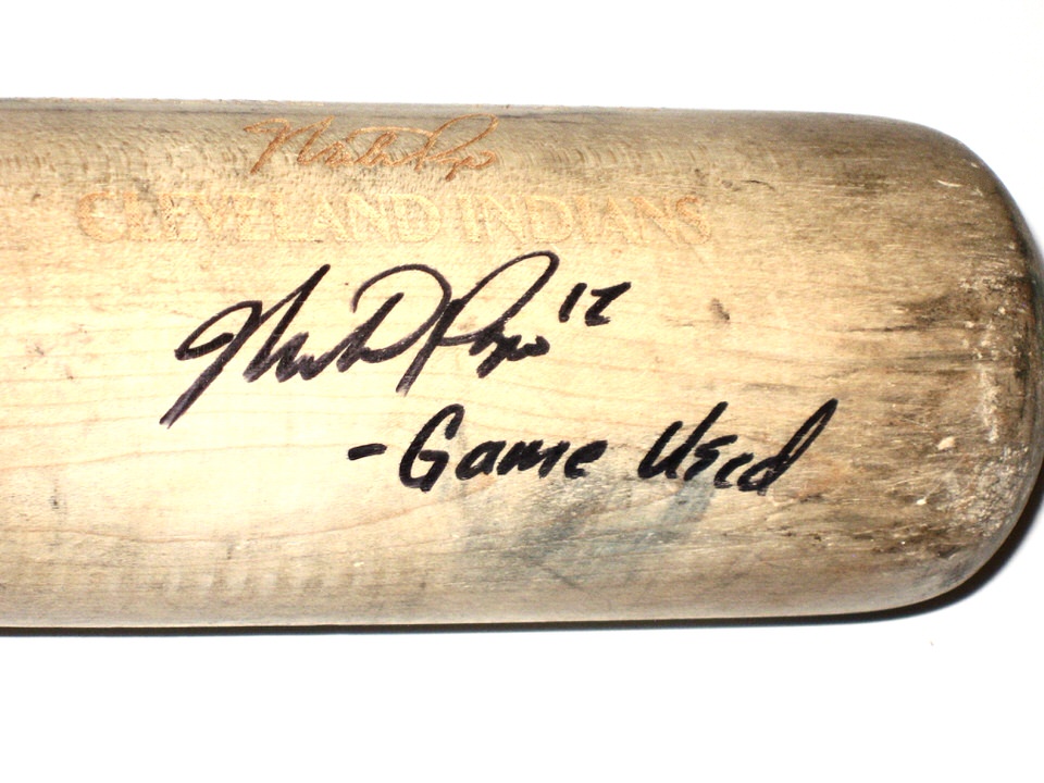 Mike Papi 2019 Cleveland Indians Game Used & Signed Louisville Slugger  Baseball Bat – CRACKED - Big Dawg Possessions