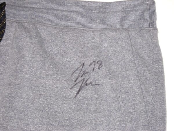 Tommy Kraemer Training Worn & Signed Official Notre Dame Fighting Irish Under Armour ColdGear 3XL Sweatpants