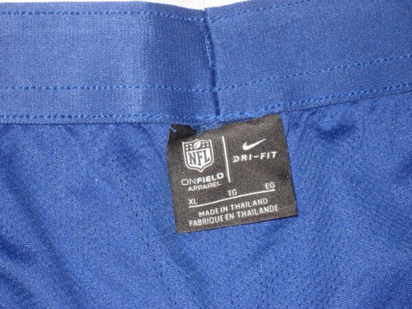 Alex Tanney Player Issued & Signed Official New York Giants #3 Nike Dri-Fit On-Field XL Sweatpants