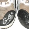 Cam Opp 2021 Brooklyn Cyclones Game Worn & Signed Grey, Blue & White Nike Alpha Huarache Cleats