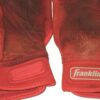 Kevin Josephina 2021 Rome Braves Game Worn & Signed Red Franklin Batting Gloves