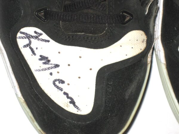 Kevin McCanna Reno Aces Game Worn & Signed Black & White Nike Cleats