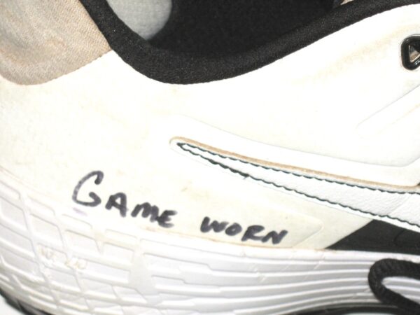 Kevin McCanna Reno Aces Game Worn & Signed Black & White Nike Cleats