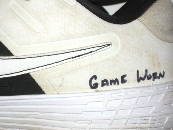 Kevin McCanna Reno Aces Game Worn & Signed Black & White Nike Cleats