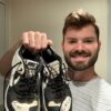Kevin McCanna with Reno Aces Game Worn & Signed Black & White Nike Cleats