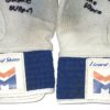 Max Moroff 2020 New York Mets Game Worn & Signed Blue & White Lizard Skins Batting Gloves