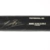 Cesar Rodriguez 2021 FCL Braves Game Used & Signed Black & Silver Dinger Ash Wood Baseball Bat - Cracked