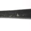 Cesar Rodriguez 2021 FCL Braves Game Used & Signed Black & Silver Dinger Ash Wood Baseball Bat - Cracked