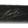 Cesar Rodriguez 2021 FCL Braves Game Used & Signed Black & Silver Dinger Ash Wood Baseball Bat - Cracked