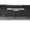 Cesar Rodriguez 2021 FCL Braves Game Used & Signed Black & Silver Dinger Ash Wood Baseball Bat - Cracked