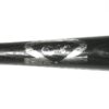 Cesar Rodriguez 2021 FCL Braves Game Used & Signed Black & Silver Dinger Ash Wood Baseball Bat - Cracked