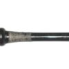 Cesar Rodriguez 2021 FCL Braves Game Used & Signed Black & Silver Dinger Ash Wood Baseball Bat - Cracked