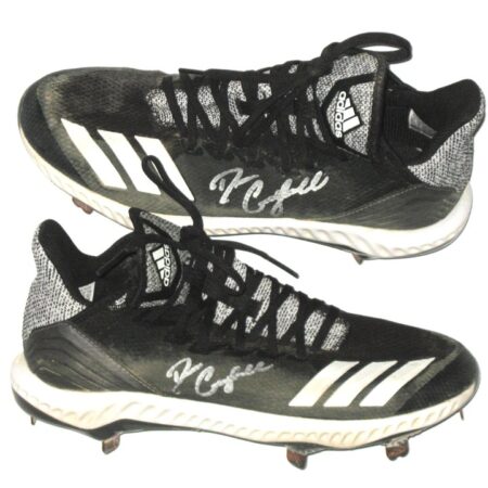 Drew Campbell 2021 Rome Braves Game Worn & Signed Adidas Icon Bounce Baseball Cleats