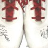 Drew Campbell 2021 Rome Braves Game Worn & Signed White & Red Adidas Adizero Baseball Cleats