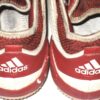 Drew Campbell 2021 Rome Braves Game Worn & Signed White & Red Adidas Adizero Baseball Cleats