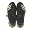 Drew Campbell 2021 Rome Braves Training Worn & Signed Black & Silver Adidas Shoes